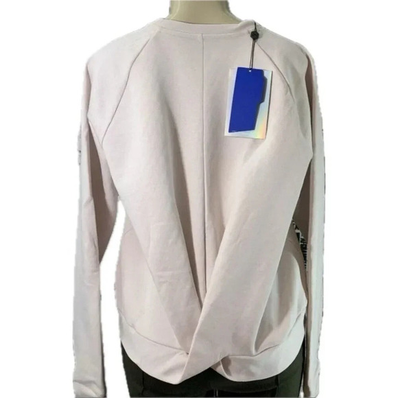 Under Armour XL Ocher Beige Script Detail Back Raglan Long Sleeve Sweatshirt - Picture 4 of 6